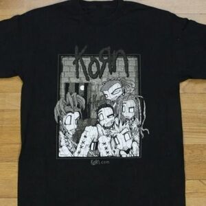 Korn Graphic Black T-Shirt